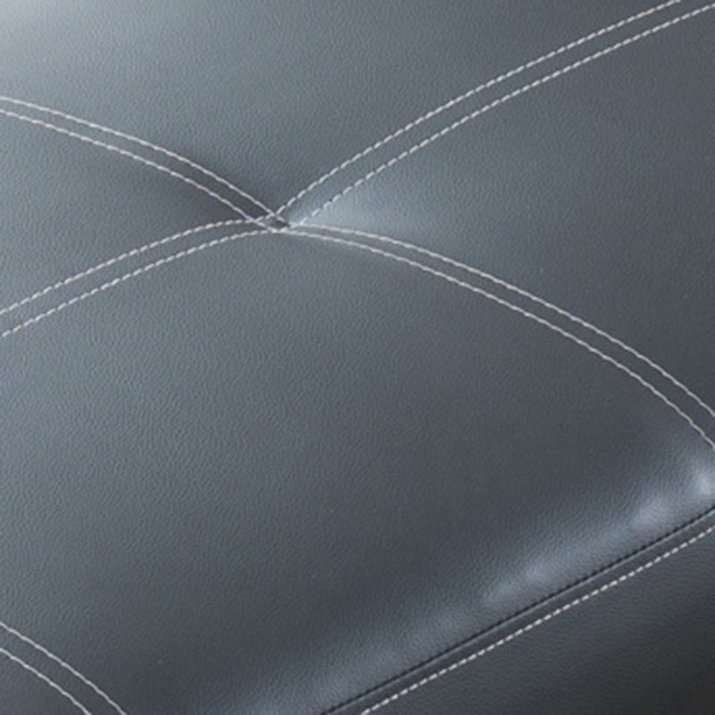 Biscuit Back Faux Leather Loveseat with Wear-resisting and Foldable for Living Room Clearhalo 'furn' 'furn_sofas' 'Furniture' 'furniture_sofas' 'kitchen' 'kitchen_sofas' 'Living Room Furniture' 'Sofa' 'sofas' 4749318