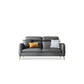 Faux Leather Modern Sofa 30"W Sofa with Storage for Living Room 55"L x 30"W x 39"H Clearhalo 'furn' 'furn_sofas' 'Furniture' 'furniture_sofas' 'kitchen' 'kitchen_sofas' 'Living Room Furniture' 'Sofa' 'sofas' 4749373