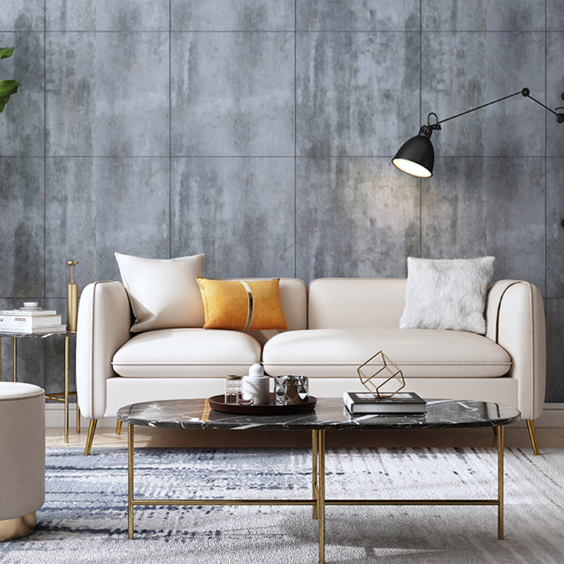 Faux Leather Modern Sofa 30"W Sofa with Storage for Living Room Clearhalo 'furn' 'furn_sofas' 'Furniture' 'furniture_sofas' 'kitchen' 'kitchen_sofas' 'Living Room Furniture' 'Sofa' 'sofas' 4749377