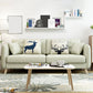 Modern Macaroon Square Arm Sofa 4 Wood Legs Cushions Sofa for Apartment Off-White Clearhalo 'furn' 'furn_sofas' 'Furniture' 'furniture_sofas' 'kitchen' 'kitchen_sofas' 'Living Room Furniture' 'Sofa' 'sofas' 4749393