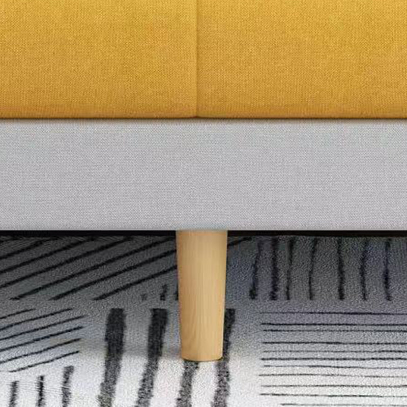 Transitional Modern Biscuit Back Sofa 31.5"High Square Arm Stain Resistant Sofa Clearhalo 'furn' 'furn_sofas' 'Furniture' 'furniture_sofas' 'kitchen' 'kitchen_sofas' 'Living Room Furniture' 'Sofa' 'sofas' 4749484