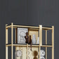 11.81"W 78.74"H Bookshelf Open Back Glam Style for Study Room Home Office Clearhalo 'Bookcases' 'furn' 'furn_bookcases' 'Furniture' 'furniture_bookcases' 'kitchen' 'kitchen_bookcases' 'Living Room Furniture' 'Office Furniture' 4749603