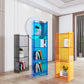Vertical Acrylic Standard Bookshelf Closed Back Glam Bookshelf for Living Room Clearhalo 'Bookcases' 'furn' 'furn_bookcases' 'Furniture' 'furniture_bookcases' 'kitchen' 'kitchen_bookcases' 'Living Room Furniture' 'Office Furniture' 4749612