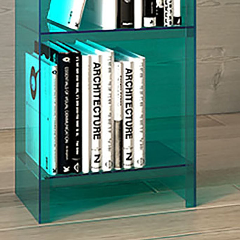 Vertical Acrylic Standard Bookshelf Closed Back Glam Bookshelf for Living Room Clearhalo 'Bookcases' 'furn' 'furn_bookcases' 'Furniture' 'furniture_bookcases' 'kitchen' 'kitchen_bookcases' 'Living Room Furniture' 'Office Furniture' 4749629
