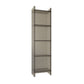Acrylic Vertical Standard Bookshelf Glam Closed Back Bookshelf 15.7"L x 9.8"W x 59.8"H Smoke Gray Clearhalo 'Bookcases' 'furn' 'furn_bookcases' 'Furniture' 'furniture_bookcases' 'kitchen' 'kitchen_bookcases' 'Living Room Furniture' 'Office Furniture' 4749650