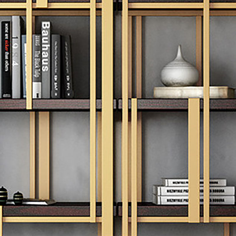 78.74"H Bookcase Glam Style Open Back Bookshelf for Office Study Room Home Clearhalo 'Bookcases' 'furn' 'furn_bookcases' 'Furniture' 'furniture_bookcases' 'kitchen' 'kitchen_bookcases' 'Living Room Furniture' 'Office Furniture' 4749678