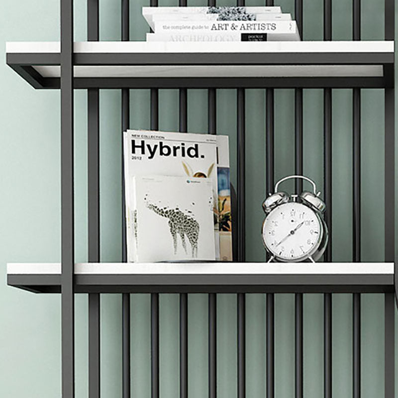 11.81"W Bookcase Glam Style Open Back Bookshelf for Office Study Room Home Clearhalo 'Bookcases' 'furn' 'furn_bookcases' 'Furniture' 'furniture_bookcases' 'kitchen' 'kitchen_bookcases' 'Living Room Furniture' 'Office Furniture' 4749723