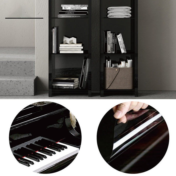 Acrylic Closed Back Standard Bookshelf Vertical Glam Bookshelf Clearhalo 'Bookcases' 'furn' 'furn_bookcases' 'Furniture' 'furniture_bookcases' 'kitchen' 'kitchen_bookcases' 'Living Room Furniture' 'Office Furniture' 4749752