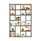 9.84"W Bookshelf Industrial Style Open Back Bookcase for Home and Office Clearhalo 'Bookcases' 'furn' 'furn_bookcases' 'Furniture' 'furniture_bookcases' 'kitchen' 'kitchen_bookcases' 'Living Room Furniture' 'Office Furniture' 4749778