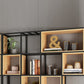 9.84"W Bookshelf Industrial Style Open Back Bookcase for Home and Office Clearhalo 'Bookcases' 'furn' 'furn_bookcases' 'Furniture' 'furniture_bookcases' 'kitchen' 'kitchen_bookcases' 'Living Room Furniture' 'Office Furniture' 4749780