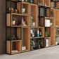 9.84"W Bookshelf Industrial Style Open Back Bookcase for Home and Office Clearhalo 'Bookcases' 'furn' 'furn_bookcases' 'Furniture' 'furniture_bookcases' 'kitchen' 'kitchen_bookcases' 'Living Room Furniture' 'Office Furniture' 4749781