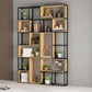 9.84"W Bookshelf Industrial Style Open Back Bookcase for Home and Office Clearhalo 'Bookcases' 'furn' 'furn_bookcases' 'Furniture' 'furniture_bookcases' 'kitchen' 'kitchen_bookcases' 'Living Room Furniture' 'Office Furniture' 4749790