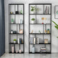 Open Back Bookshelf Glam Style Bookshelf for Study Room and Home Office Clearhalo 'Bookcases' 'furn' 'furn_bookcases' 'Furniture' 'furniture_bookcases' 'kitchen' 'kitchen_bookcases' 'Living Room Furniture' 'Office Furniture' 4749810