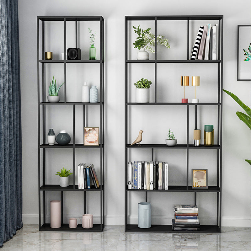 Open Back Bookshelf Glam Style Bookshelf for Study Room and Home Office Clearhalo 'Bookcases' 'furn' 'furn_bookcases' 'Furniture' 'furniture_bookcases' 'kitchen' 'kitchen_bookcases' 'Living Room Furniture' 'Office Furniture' 4749810