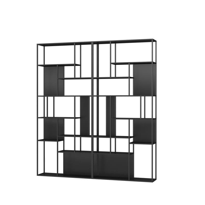 Open Back Bookshelf Glam Style Bookshelf for Study Room and Home Office Clearhalo 'Bookcases' 'furn' 'furn_bookcases' 'Furniture' 'furniture_bookcases' 'kitchen' 'kitchen_bookcases' 'Living Room Furniture' 'Office Furniture' 4749816