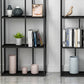 Open Back Bookshelf Glam Style Bookshelf for Study Room and Home Office Clearhalo 'Bookcases' 'furn' 'furn_bookcases' 'Furniture' 'furniture_bookcases' 'kitchen' 'kitchen_bookcases' 'Living Room Furniture' 'Office Furniture' 4749822