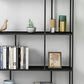 Open Back Bookshelf Glam Style Bookshelf for Study Room and Home Office Clearhalo 'Bookcases' 'furn' 'furn_bookcases' 'Furniture' 'furniture_bookcases' 'kitchen' 'kitchen_bookcases' 'Living Room Furniture' 'Office Furniture' 4749823