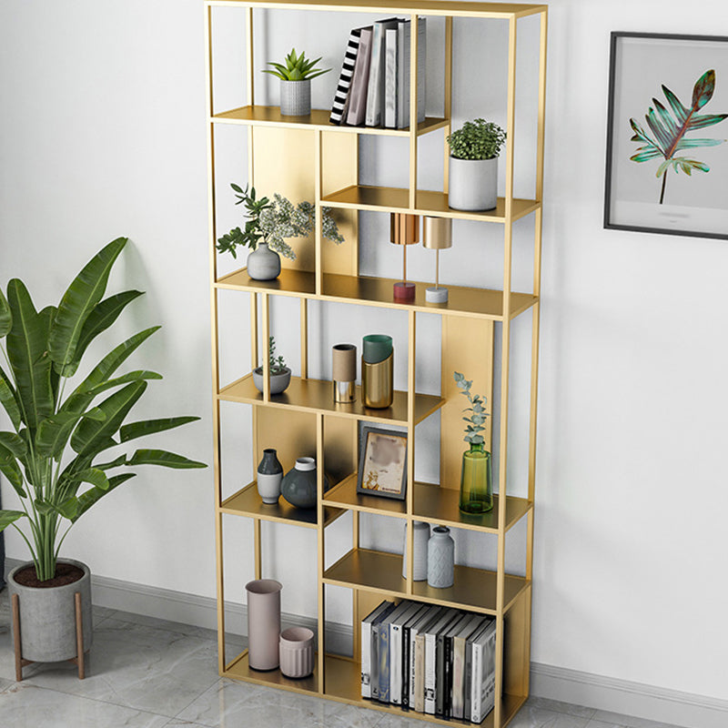 Open Back Bookshelf Glam Style Bookshelf for Study Room and Home Office Clearhalo 'Bookcases' 'furn' 'furn_bookcases' 'Furniture' 'furniture_bookcases' 'kitchen' 'kitchen_bookcases' 'Living Room Furniture' 'Office Furniture' 4749824