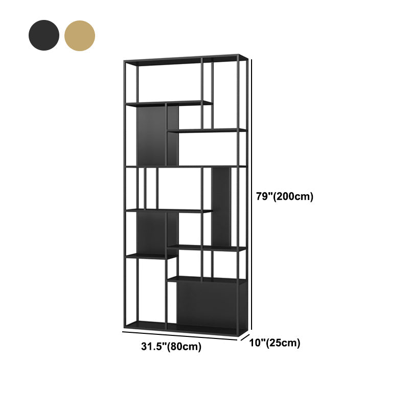 Open Back Bookshelf Glam Style Bookshelf for Study Room and Home Office Clearhalo 'Bookcases' 'furn' 'furn_bookcases' 'Furniture' 'furniture_bookcases' 'kitchen' 'kitchen_bookcases' 'Living Room Furniture' 'Office Furniture' 4749826