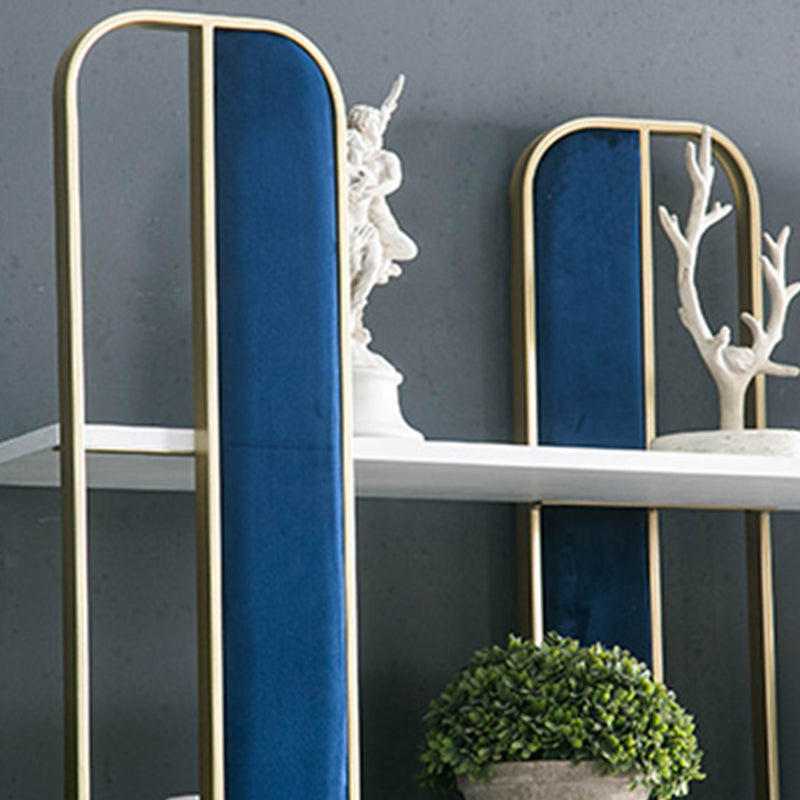 70.87"H Bookcase Glam Style Open Back Bookshelf for Study Room Home Office Clearhalo 'Bookcases' 'furn' 'furn_bookcases' 'Furniture' 'furniture_bookcases' 'kitchen' 'kitchen_bookcases' 'Living Room Furniture' 'Office Furniture' 4749839