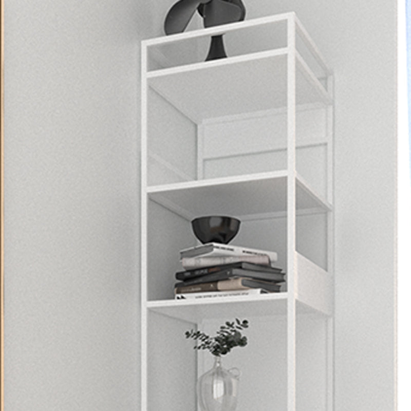 Iron Industrial Corner Bookshelf Open Vertical Bookshelf with Drawer Clearhalo 'Bookcases' 'furn' 'furn_bookcases' 'Furniture' 'furniture_bookcases' 'kitchen' 'kitchen_bookcases' 'Living Room Furniture' 'Office Furniture' 4749965