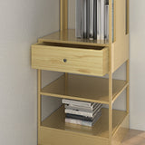 Iron Industrial Corner Bookshelf Open Vertical Bookshelf with Drawer Clearhalo 'Bookcases' 'furn' 'furn_bookcases' 'Furniture' 'furniture_bookcases' 'kitchen' 'kitchen_bookcases' 'Living Room Furniture' 'Office Furniture' 4749969