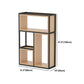 Industrial Open Etagere Bookshelf Iron Frame Solid Wood Shelf Bookshelf Clearhalo 'Bookcases' 'furn' 'furn_bookcases' 'Furniture' 'furniture_bookcases' 'kitchen' 'kitchen_bookcases' 'Living Room Furniture' 'Office Furniture' 4749993