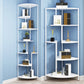 Industrial Metal Corner Bookshelf Open Vertical Bookshelf for Living Room Clearhalo 'Bookcases' 'furn' 'furn_bookcases' 'Furniture' 'furniture_bookcases' 'kitchen' 'kitchen_bookcases' 'Living Room Furniture' 'Office Furniture' 4750024