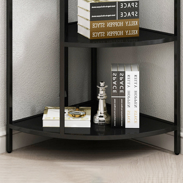 Industrial Metal Corner Bookshelf Open Vertical Bookshelf for Living Room Clearhalo 'Bookcases' 'furn' 'furn_bookcases' 'Furniture' 'furniture_bookcases' 'kitchen' 'kitchen_bookcases' 'Living Room Furniture' 'Office Furniture' 4750033