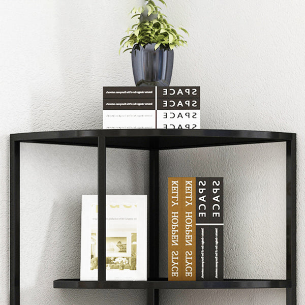 Industrial Metal Corner Bookshelf Open Vertical Bookshelf for Living Room Clearhalo 'Bookcases' 'furn' 'furn_bookcases' 'Furniture' 'furniture_bookcases' 'kitchen' 'kitchen_bookcases' 'Living Room Furniture' 'Office Furniture' 4750035