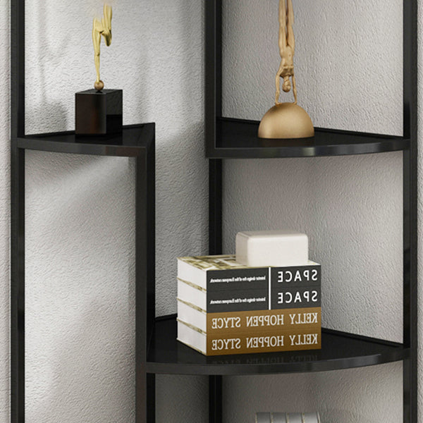 Industrial Metal Corner Bookshelf Open Vertical Bookshelf for Living Room Clearhalo 'Bookcases' 'furn' 'furn_bookcases' 'Furniture' 'furniture_bookcases' 'kitchen' 'kitchen_bookcases' 'Living Room Furniture' 'Office Furniture' 4750039