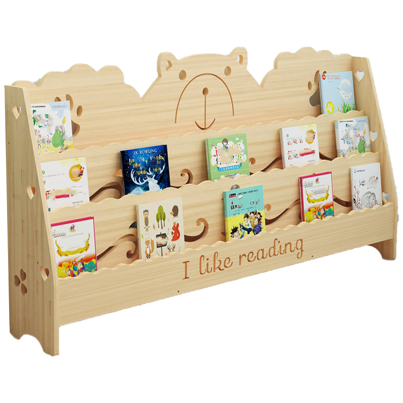 Scandinavian Style Bookshelf Closed Back Solid Wood Bookcase for Home and Office 47.2"L x 7.9"W x 22.8"H Clearhalo 'Bookcases' 'furn' 'furn_bookcases' 'Furniture' 'furniture_bookcases' 'kitchen' 'kitchen_bookcases' 'Living Room Furniture' 'Office Furniture' 4750048