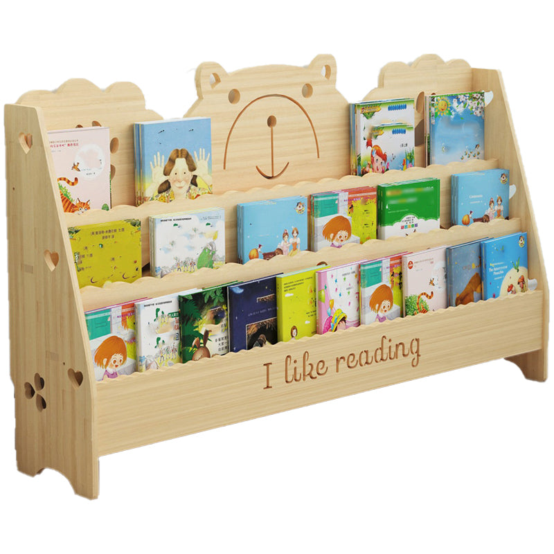 Scandinavian Style Bookshelf Closed Back Solid Wood Bookcase for Home and Office 39.4"L x 7.9"W x 22.8"H Clearhalo 'Bookcases' 'furn' 'furn_bookcases' 'Furniture' 'furniture_bookcases' 'kitchen' 'kitchen_bookcases' 'Living Room Furniture' 'Office Furniture' 4750052