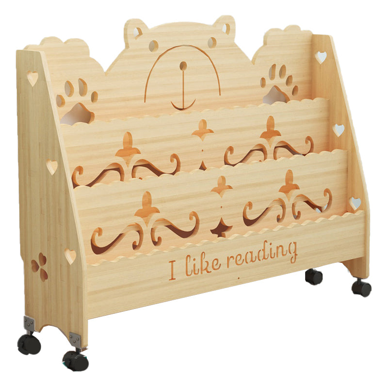 Scandinavian Style Bookshelf Closed Back Solid Wood Bookcase for Home and Office 31.5"L x 7.9"W x 24.8"H Clearhalo 'Bookcases' 'furn' 'furn_bookcases' 'Furniture' 'furniture_bookcases' 'kitchen' 'kitchen_bookcases' 'Living Room Furniture' 'Office Furniture' 4750053