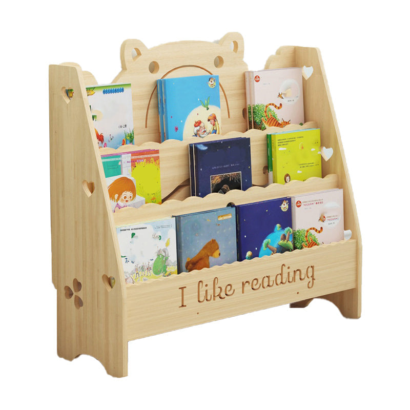 Scandinavian Style Bookshelf Closed Back Solid Wood Bookcase for Home and Office 23.6"L x 7.9"W x 22.8"H Clearhalo 'Bookcases' 'furn' 'furn_bookcases' 'Furniture' 'furniture_bookcases' 'kitchen' 'kitchen_bookcases' 'Living Room Furniture' 'Office Furniture' 4750056