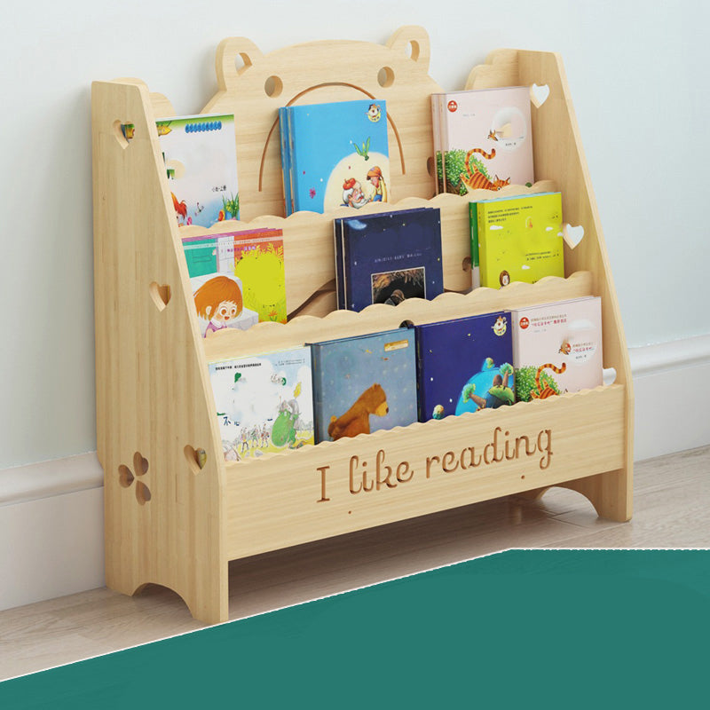 Scandinavian Style Bookshelf Closed Back Solid Wood Bookcase for Home and Office Clearhalo 'Bookcases' 'furn' 'furn_bookcases' 'Furniture' 'furniture_bookcases' 'kitchen' 'kitchen_bookcases' 'Living Room Furniture' 'Office Furniture' 4750060