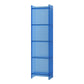 Scandinavian Acrylic Standard Bookshelf Closed Back Vertical Bookshelf 15.7"L x 9.8"W x 59.8"H Lake Blue Clearhalo 'Bookcases' 'furn' 'furn_bookcases' 'Furniture' 'furniture_bookcases' 'kitchen' 'kitchen_bookcases' 'Living Room Furniture' 'Office Furniture' 4750081