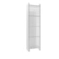 Scandinavian Acrylic Standard Bookshelf Closed Back Vertical Bookshelf 15.7"L x 9.8"W x 59.8"H Clear Clearhalo 'Bookcases' 'furn' 'furn_bookcases' 'Furniture' 'furniture_bookcases' 'kitchen' 'kitchen_bookcases' 'Living Room Furniture' 'Office Furniture' 4750089