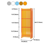 Scandinavian Acrylic Standard Bookshelf Closed Back Vertical Bookshelf Clearhalo 'Bookcases' 'furn' 'furn_bookcases' 'Furniture' 'furniture_bookcases' 'kitchen' 'kitchen_bookcases' 'Living Room Furniture' 'Office Furniture' 4750092