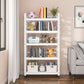 Scandinavian Style Bookcase Open Back Bookshelf for Home Office with Casters Clearhalo 'Bookcases' 'furn' 'furn_bookcases' 'Furniture' 'furniture_bookcases' 'kitchen' 'kitchen_bookcases' 'Living Room Furniture' 'Office Furniture' 4750120