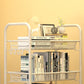 Industrial Steel Etagere Bookshelf Open Vertical Bookshelf with Caster Wheels Clearhalo 'Bookcases' 'furn' 'furn_bookcases' 'Furniture' 'furniture_bookcases' 'kitchen' 'kitchen_bookcases' 'Living Room Furniture' 'Office Furniture' 4750140