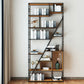 78.74"H Bookshelf Industrial Style Open Back Bookcase for Home Office Clearhalo 'Bookcases' 'furn' 'furn_bookcases' 'Furniture' 'furniture_bookcases' 'kitchen' 'kitchen_bookcases' 'Living Room Furniture' 'Office Furniture' 4750151