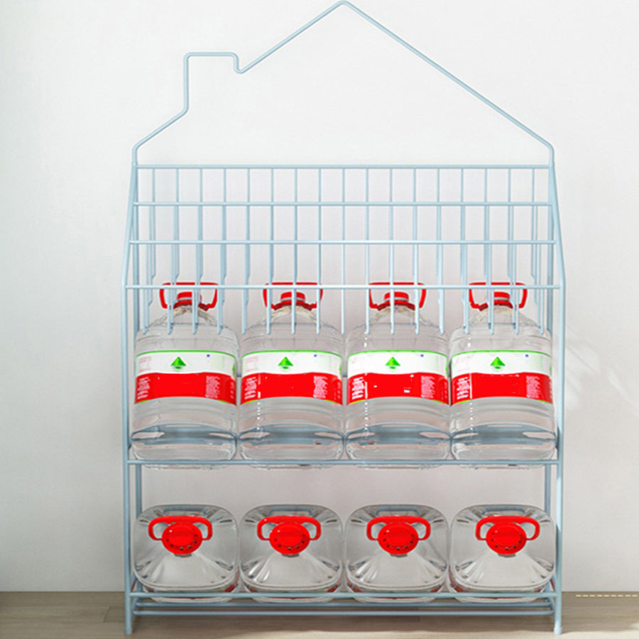 Industrial Metal Ladder Bookshelf Closed Back Iron Bookshelf for Home Clearhalo 'Bookcases' 'furn' 'furn_bookcases' 'Furniture' 'furniture_bookcases' 'kitchen' 'kitchen_bookcases' 'Living Room Furniture' 'Office Furniture' 4750170