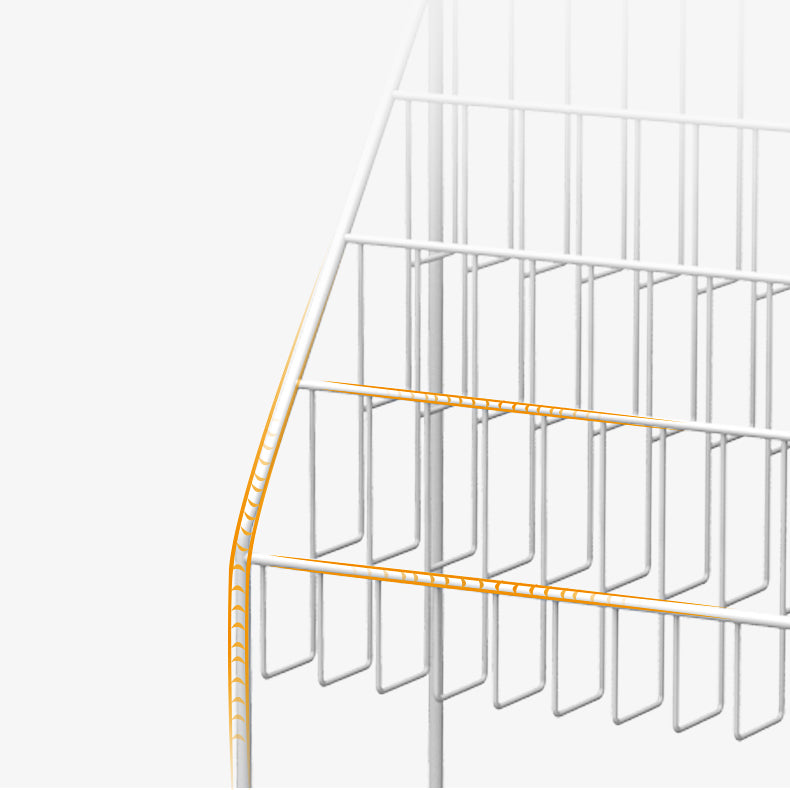 Industrial Metal Ladder Bookshelf Closed Back Iron Bookshelf for Home Clearhalo 'Bookcases' 'furn' 'furn_bookcases' 'Furniture' 'furniture_bookcases' 'kitchen' 'kitchen_bookcases' 'Living Room Furniture' 'Office Furniture' 4750173
