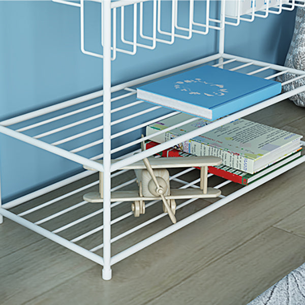 Industrial Metal Ladder Bookshelf Closed Back Iron Bookshelf for Home Clearhalo 'Bookcases' 'furn' 'furn_bookcases' 'Furniture' 'furniture_bookcases' 'kitchen' 'kitchen_bookcases' 'Living Room Furniture' 'Office Furniture' 4750175