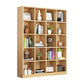 Closed Back Wood Bookshelf Scandinavian Style Bookcase for Home Office 63"L x 9.4"W x 70.9"H Clearhalo 'Bookcases' 'furn' 'furn_bookcases' 'Furniture' 'furniture_bookcases' 'kitchen' 'kitchen_bookcases' 'Living Room Furniture' 'Office Furniture' 4750182