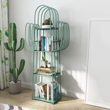 Closed Back Metal Bookshelf Scandinavian Style Bookcase for Home Office Clearhalo 'Bookcases' 'furn' 'furn_bookcases' 'Furniture' 'furniture_bookcases' 'kitchen' 'kitchen_bookcases' 'Living Room Furniture' 'Office Furniture' 4750198