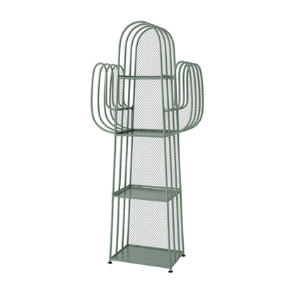 Industrial Iron Geometric Bookshelf Closed Back Vertical Bookshelf,18.1"L x 11.8"W x 59"H Green Clearhalo 'Bookcases' 'furn' 'furn_bookcases' 'Furniture' 'furniture_bookcases' 'kitchen' 'kitchen_bookcases' 'Living Room Furniture' 'Office Furniture' 4750223
