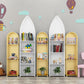 Scandinavian Style Bookcase Closed Back Bookshelf for Office Home Study Room Clearhalo 'Bookcases' 'furn' 'furn_bookcases' 'Furniture' 'furniture_bookcases' 'kitchen' 'kitchen_bookcases' 'Living Room Furniture' 'Office Furniture' 4750254