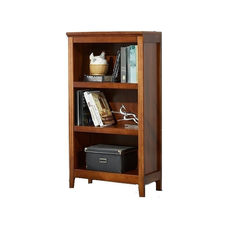 Contemporary Poplar Standard Bookshelf Closed Back Vertical Bookshelf for Bedroom 28.3"L x 11.4"W x 48"H Clearhalo 'Bookcases' 'furn' 'furn_bookcases' 'Furniture' 'furniture_bookcases' 'kitchen' 'kitchen_bookcases' 'Living Room Furniture' 'Office Furniture' 4750316